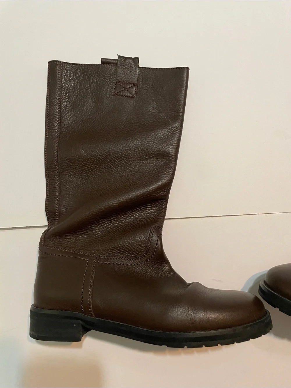 Boden leather knee